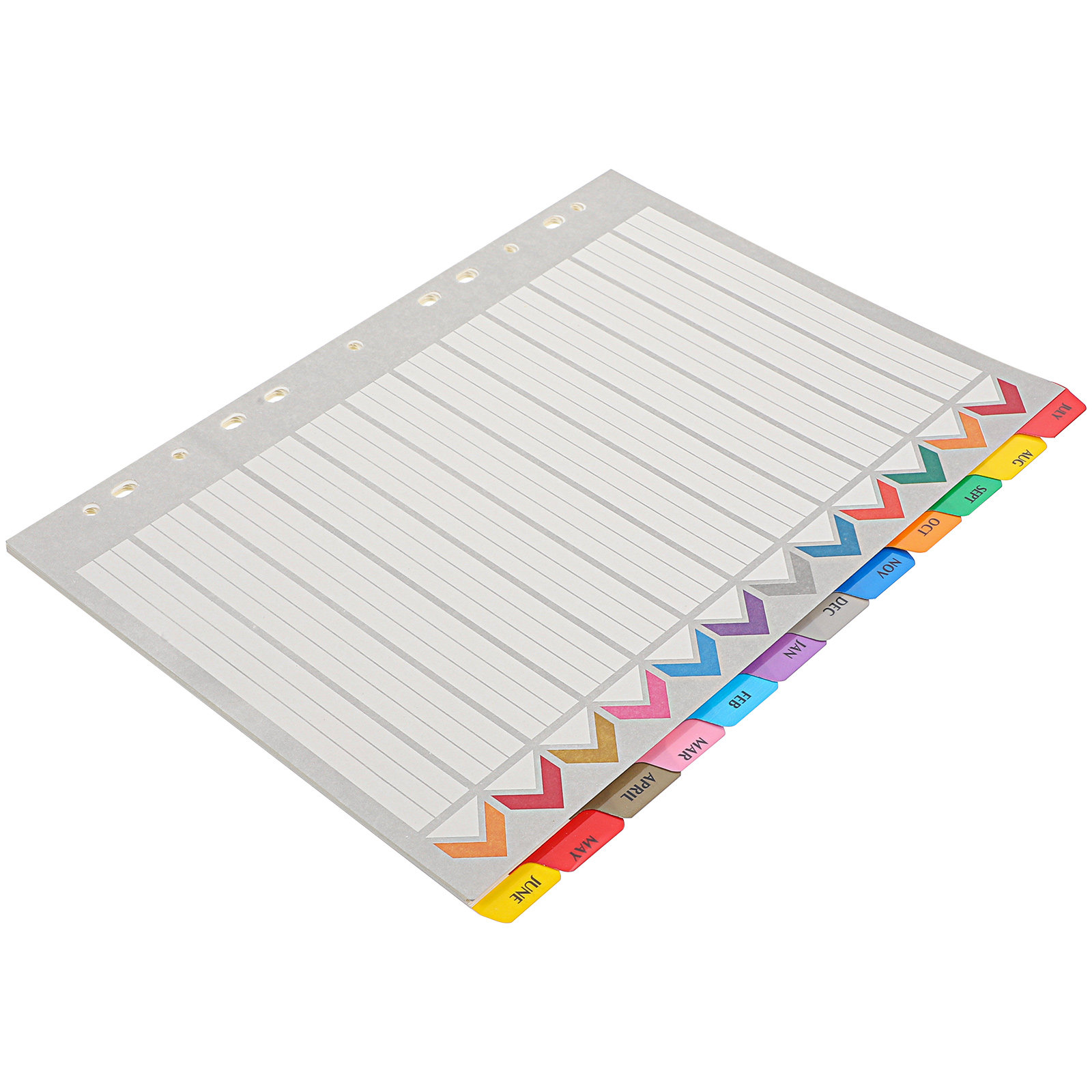 12Sheets Binder Dividers Tabs  - Tab Divider A4 ulasan dan harga