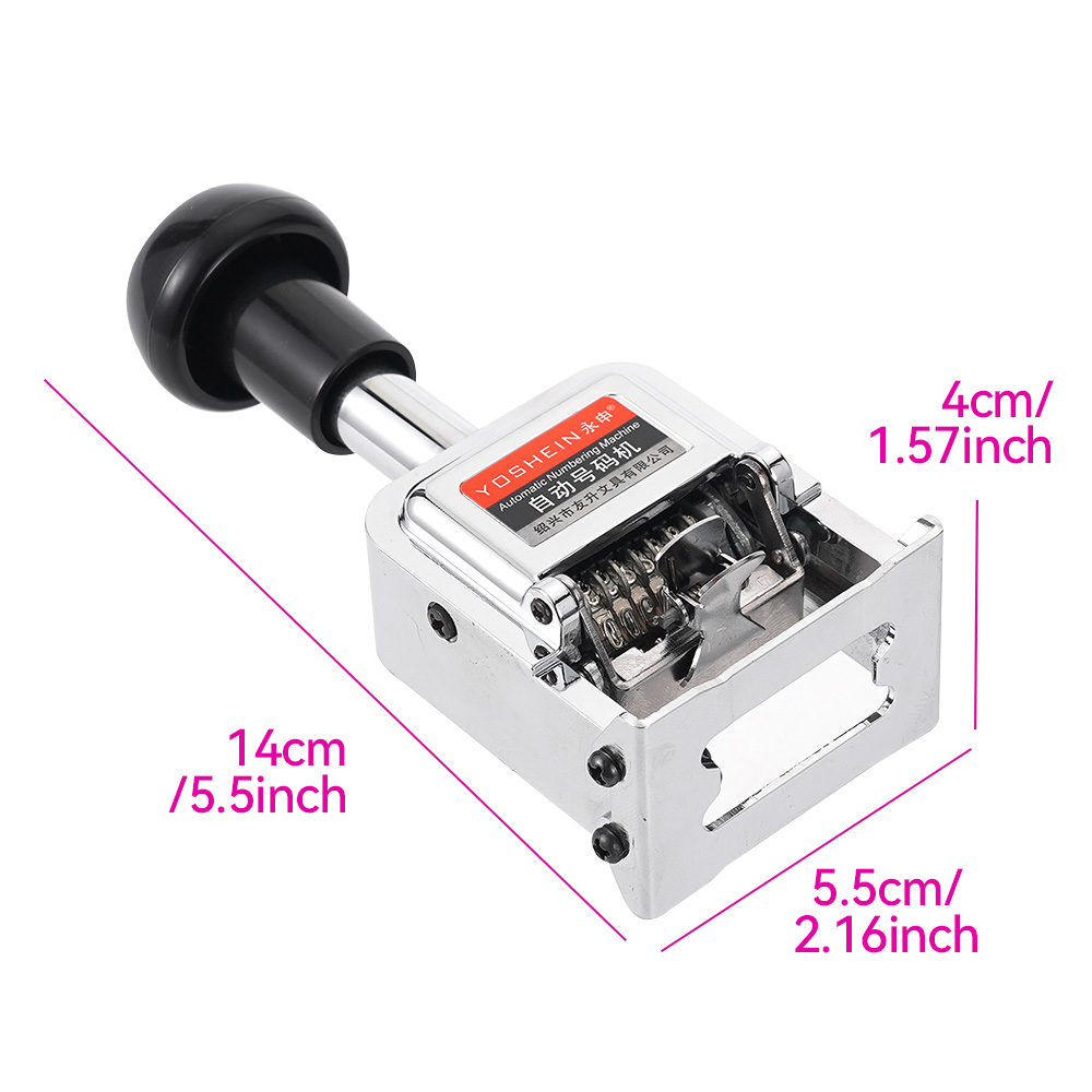 7 Digit Automatic Numbering Ma - Rubber Date Stamp ulasan dan harga