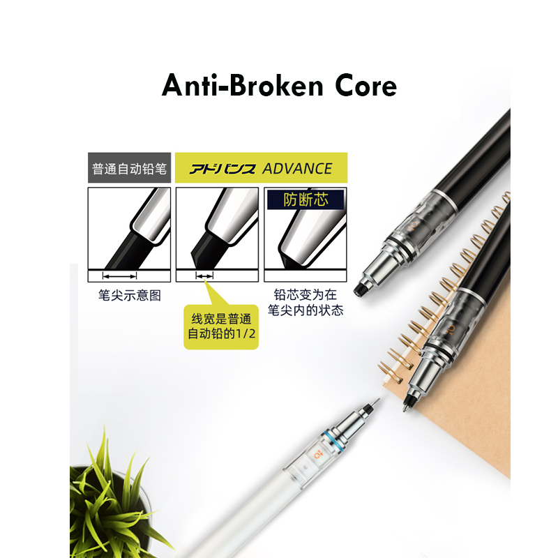 Uni Rotary Mechanical Pencils  - Mechanical Pencil 0.3 ulasan dan harga