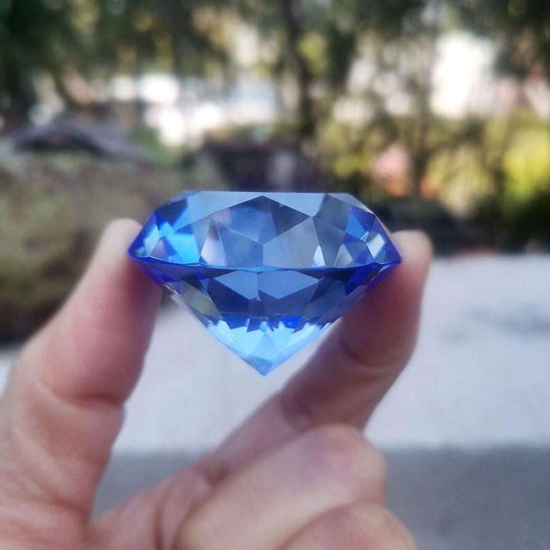 1pc Crystal Diamond Paperweigh - Paper Weight Crystal ulasan dan harga