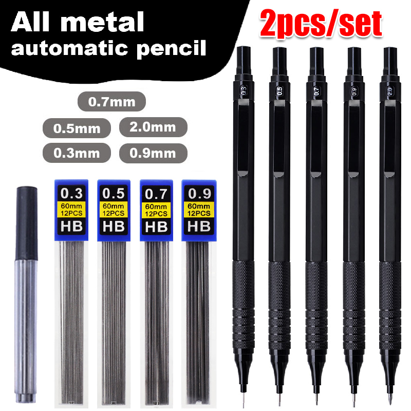 Black Low Center of Gravity Me - Mechanical Pencil 0.3 ulasan dan harga