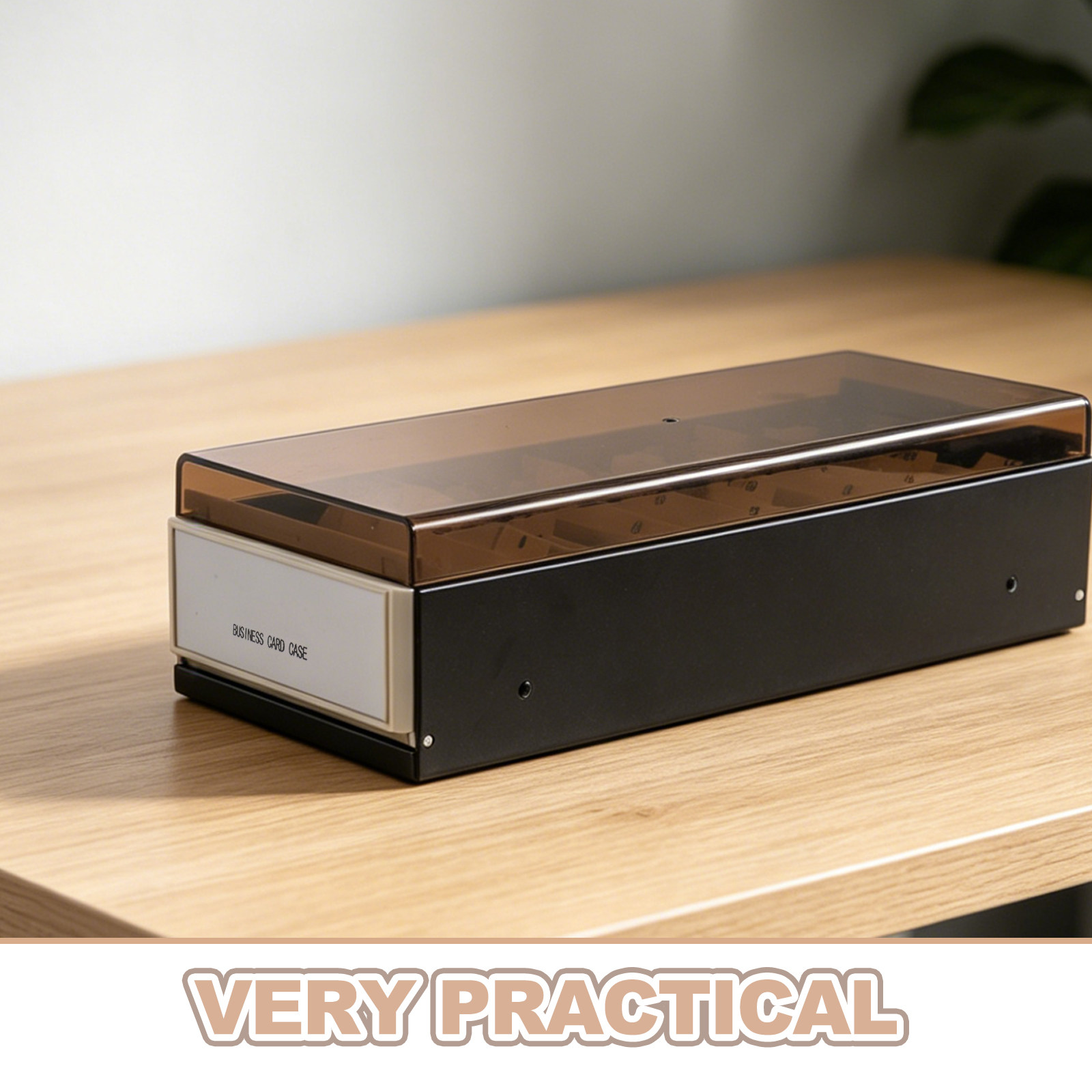 Large Capacity Business Card H - Index Card Holder ulasan dan harga