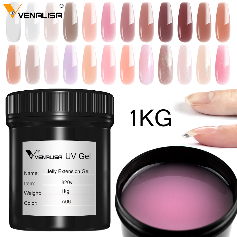 1L VENALISA Jelly Gel Nail Pol - Gel Refill Pack ulasan dan harga