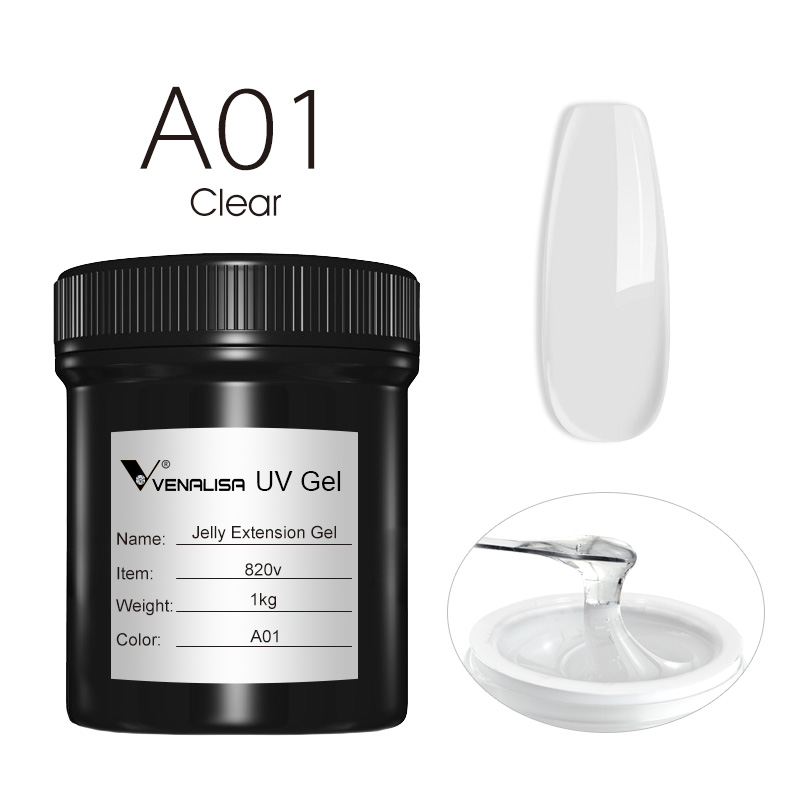 1L VENALISA Jelly Gel Nail Pol - Gel Refill Pack ulasan dan harga