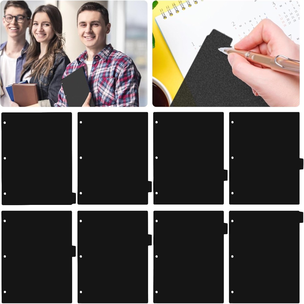 8 Tab Black Plastic Binder Div - Tab Divider A4 ulasan dan harga