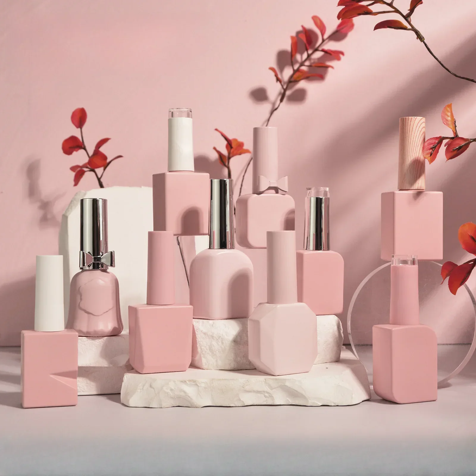10Pcs Empty Nail Polish Bottle - Gel Refill Pack ulasan dan harga