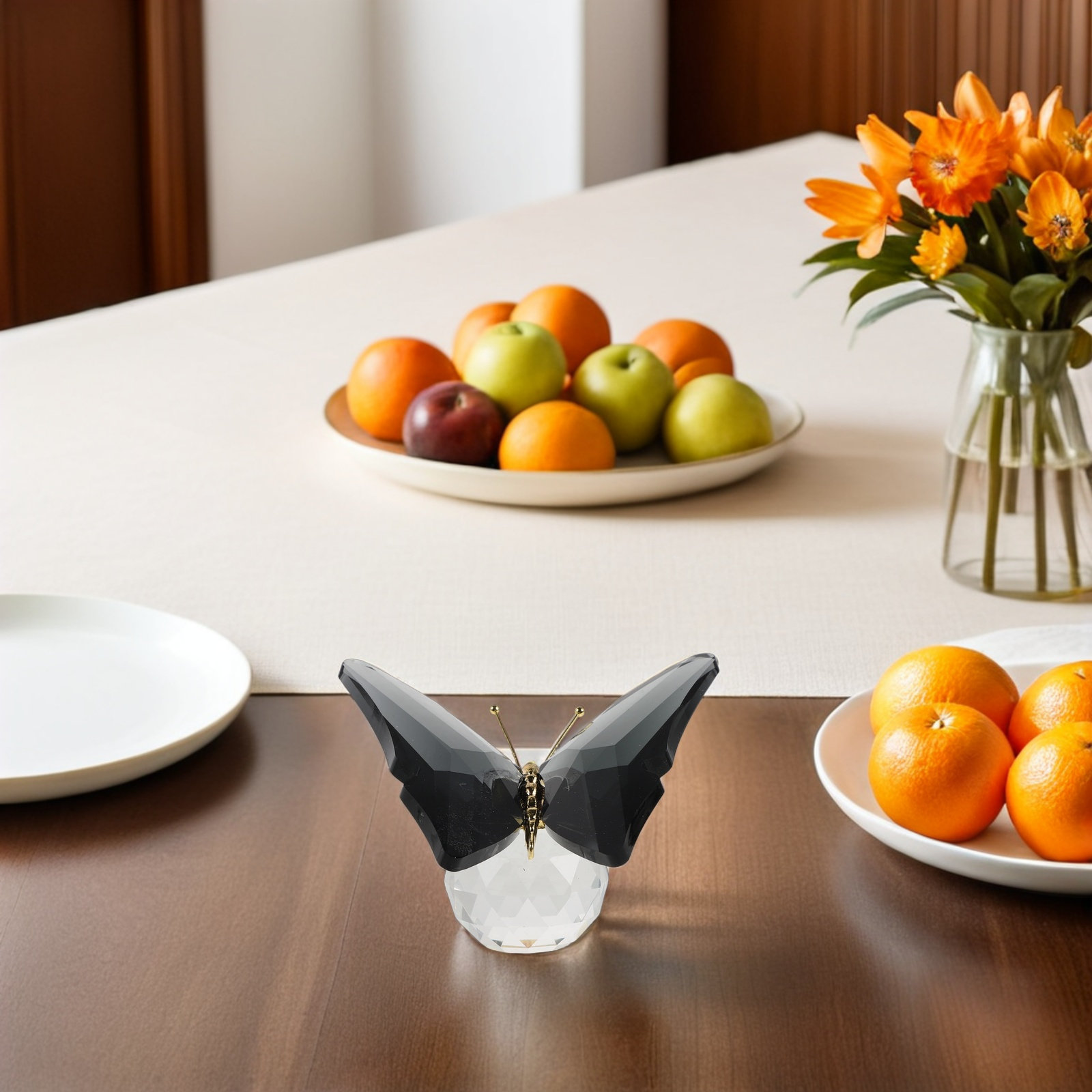 Glass Butterfly Paperweight Cr - Paper Weight Crystal ulasan dan harga