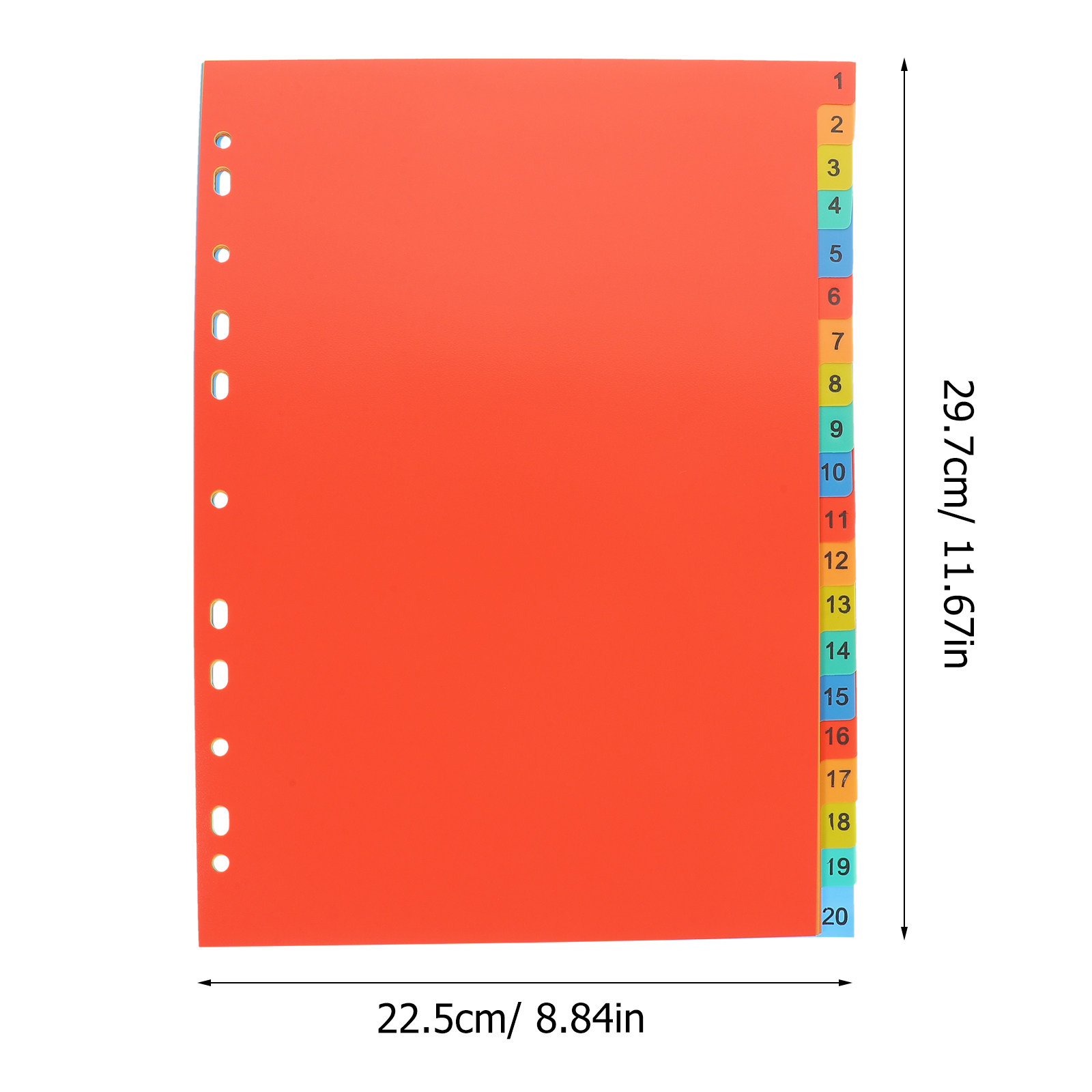 20Sheets A4 Tabbed Binder Divi - Tab Divider A4 ulasan dan harga