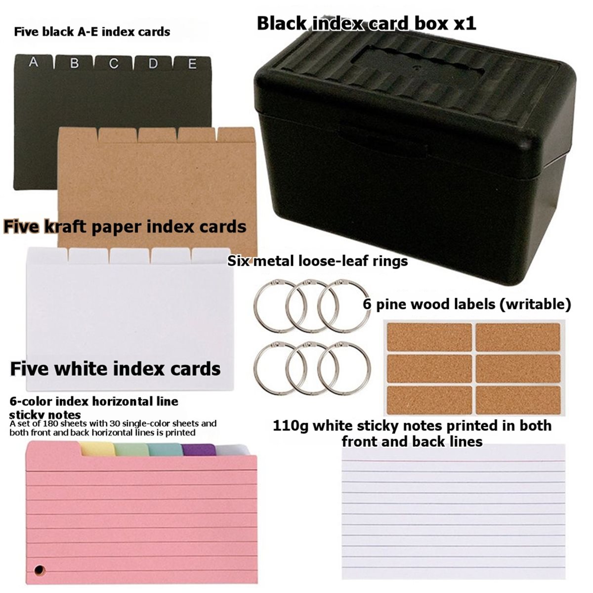828 Mega Sale 3x 5 Index Card  - Card Index Box ulasan dan harga