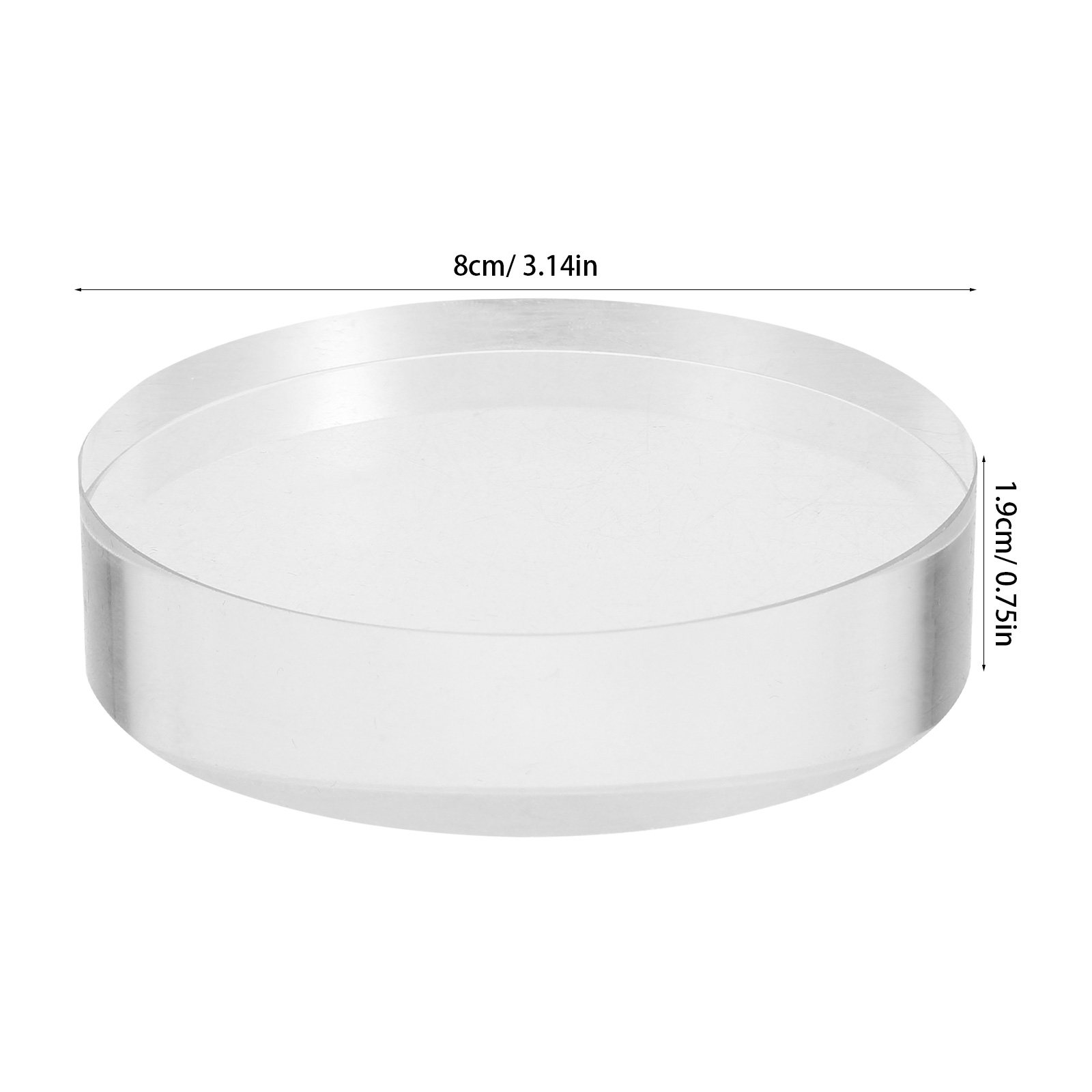 Clear Crystal Round Paperweigh - Paper Weight Crystal ulasan dan harga