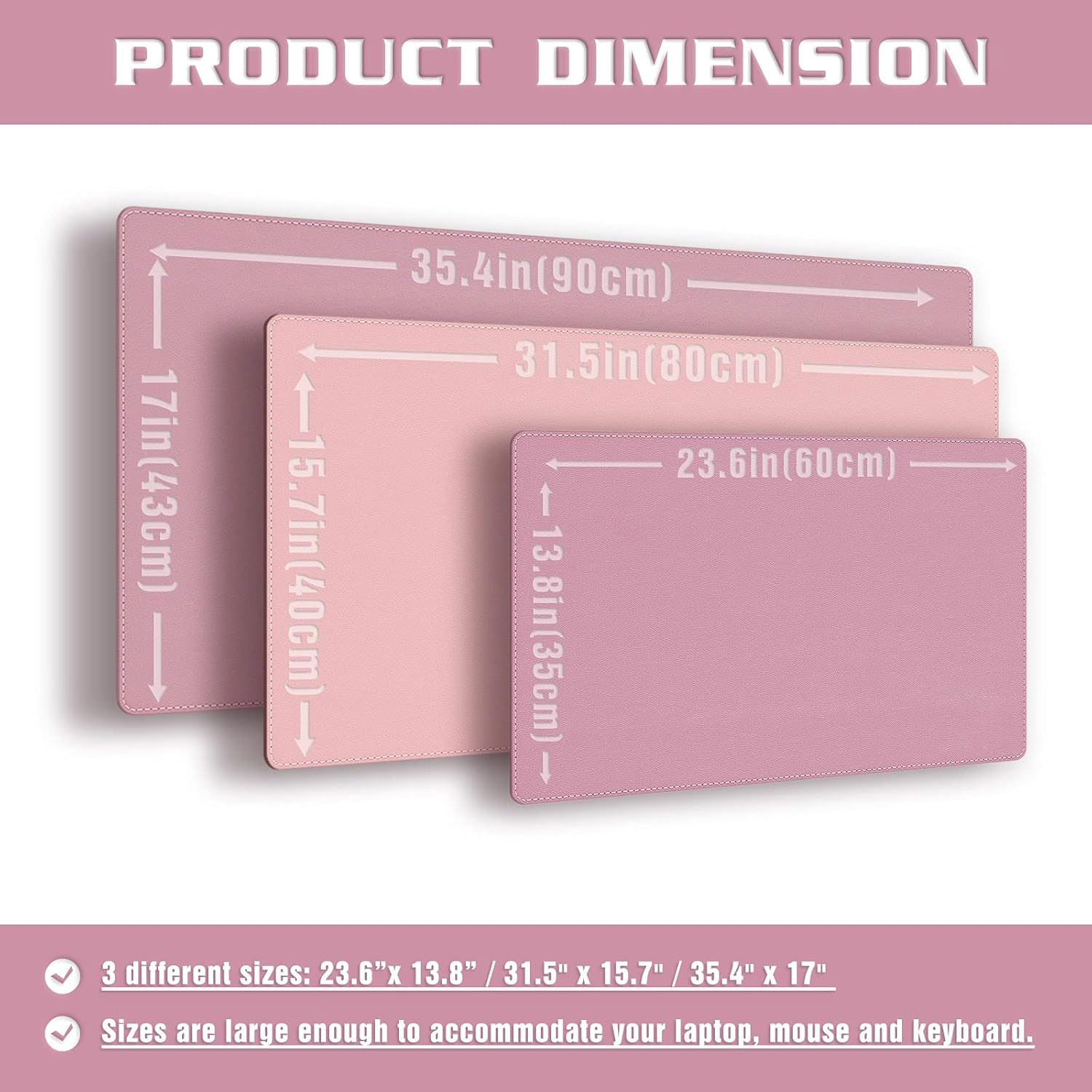 Desk Mat Blotter, Dual-Sided O - Leather Desk Pad ulasan dan harga