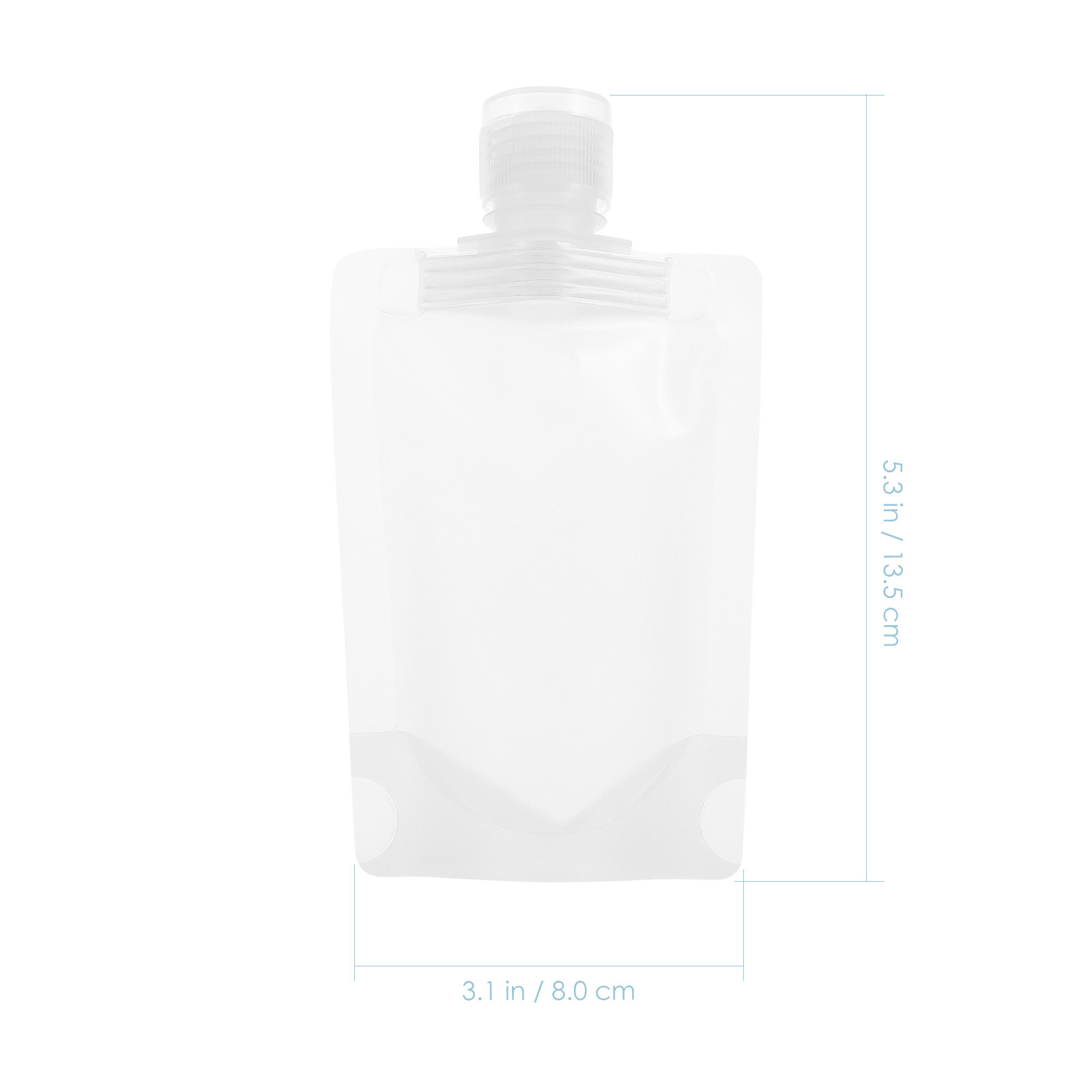 1Set Travel Lotion Storage Bag - Gel Refill Pack ulasan dan harga