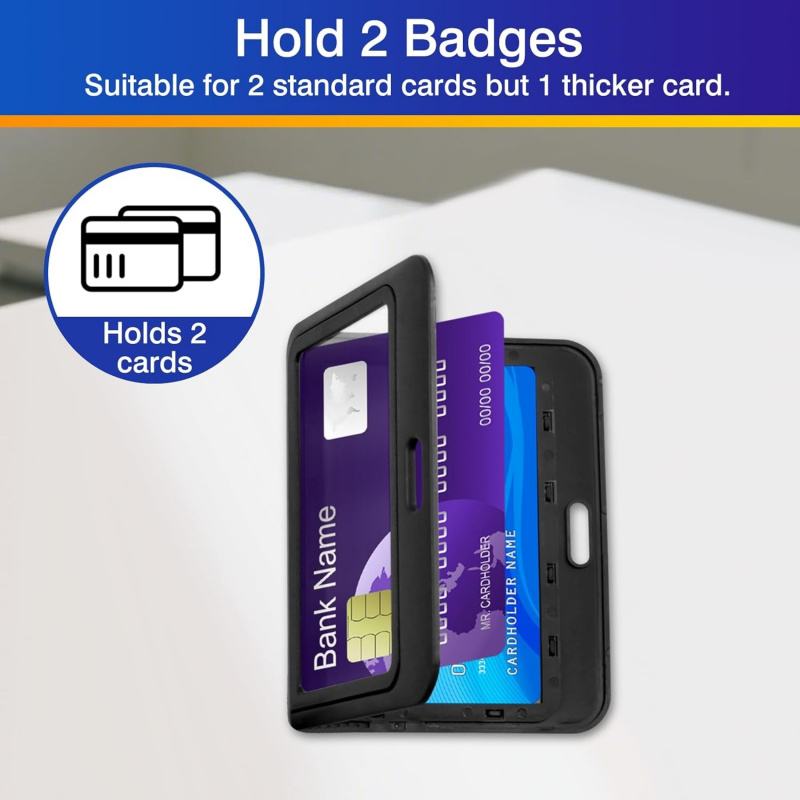 3-Pack Horizontal Hard Plastic - Index Card Holder ulasan dan harga